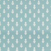 Dabu Fabric - Lagoon - by Sanderson