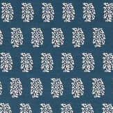 Bagru Fabric - Indigo - by Sanderson