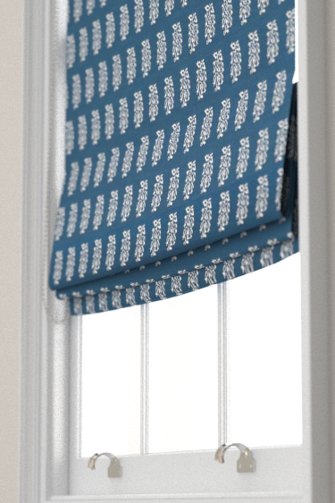 Bagru Blind - Indigo - by Sanderson. Click for more details and a description.