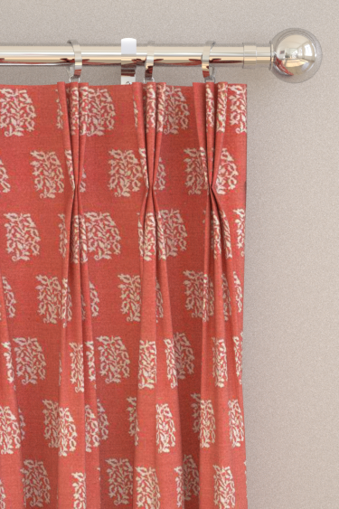 Bagru Curtains - Pink Pepper - by Sanderson. Click for more details and a description.