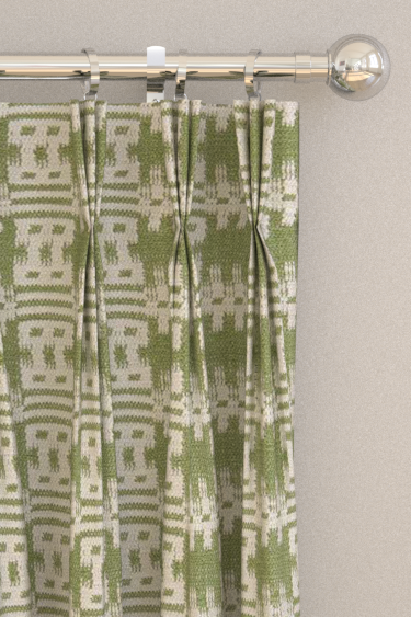 Akan Curtains - Avocado - by Sanderson. Click for more details and a description.
