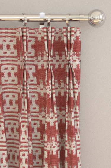 Akan Curtains - Pink Pepper - by Sanderson. Click for more details and a description.
