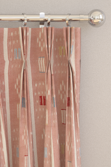 Safar Curtains - Pink Pepper / Multi - by Sanderson. Click for more details and a description.