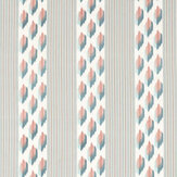 Musafir Fabric - Mineral / Coral - by Sanderson