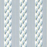 Musafir Fabric - Persian Blue / Cardamom - by Sanderson