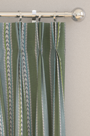 Belari Curtains - Spirulina / Lagoon - by Sanderson. Click for more details and a description.