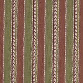 Belari Fabric - Avocado / Aleppo Pepper - by Sanderson