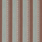 Belari Fabric - Harissa / Aegean Blue - by Sanderson
