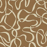 Papier peint Varri - Orange brûlé - MADE. Cliquez pour en savoir plus et lire la description.