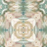Kalia Wallpaper - Mineral / Blush - by Clarke & Clarke