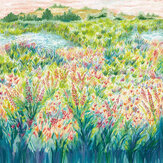 Wild Bloom Mural - Summer - by Clarke & Clarke