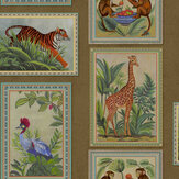 Papel pintado Menagerie - Dorado - de Albany. Haz clic para obtener más detalles y una descripción.