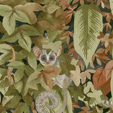 Comoros Wallpaper - Rust / Green - by Albany