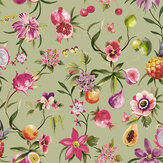 Tropica Wallpaper - Sage - by Albany