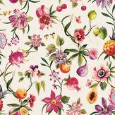 Tropica Wallpaper - Cream Multi - by Albany