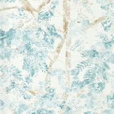 Ceiba Wallpaper - Azul - by Harlequin