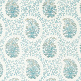 Paisley Wallpaper - Indigo - by Harlequin