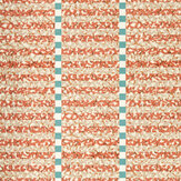 Toluca Wallpaper - Spice / Azul - by Harlequin