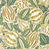 Zenith Wallpaper - Blush / forest - by Harlequin