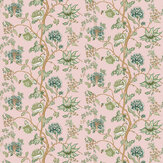Panoramique Indienne Panel - Rosé / forêt - Harlequin