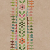 Flower Pot Wallpaper - Plaster - by G P & J Baker