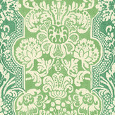 Marigold Wallpaper - Green - by G P & J Baker