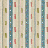 Tradewind Wallpaper - Teal/ Spice - by G P & J Baker
