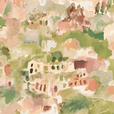 Amalfi Wallpaper - Rosewood Olive - by Ohpopsi