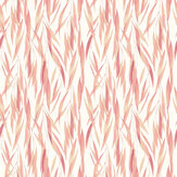 Eucalyptus Whisper Wallpaper - Coral Mix - by Hoopla Walls