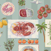Al Fresco Wallpaper - Blue - by Albany. Click for more details and a description.