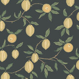 Limone Wallpaper - Charcoal - by Sandberg