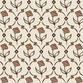 Elena Wallpaper - Terracotta - by Sandberg