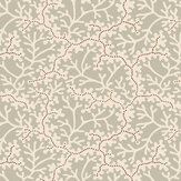 Coral Wallpaper - Garden Green - by Sandberg