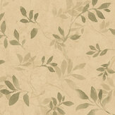 Mila Wallpaper - Olive Green - by Sandberg