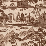 Lake Como Wallpaper - Brown - by Sandberg