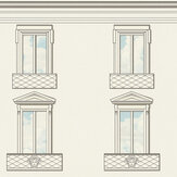 Palazzo No. 12 Wallpaper - White - by Versace