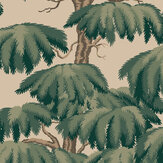 Alba Wallpaper - Emerald - by Sandberg