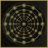 I Love Baroque Wallpaper - Black/ Gold - by Versace