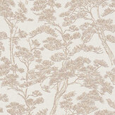 Zen Branches Wallpaper - Light Grey - by Metropolitan Stories. Click for more details and a description.