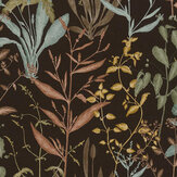 Maison Botanique Wallpaper - Black / Multi - by Metropolitan Stories