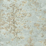 Whispering Woods Wallpaper - Duck Egg - by Metropolitan Stories