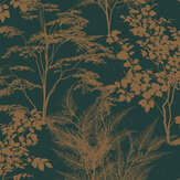 Mystic Wallpaper - Petrol - by Graham & Brown. Click for more details and a description.