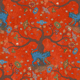 Tree Of Life Wallpaper - Coral - by Mind the Gap