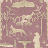 The Hidden Realm Wallpaper - Mauve - by Mind the Gap