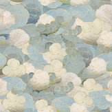 Papier peint Les Nouages - Bleu - Aficionado