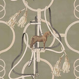 Papier peint Grand Derby - Marron - Aficionado