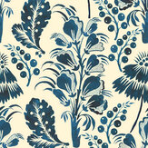 Papier peint Saxon Garden - Azur - Aficionado