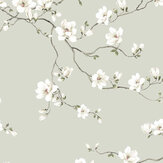 Moonlace Magnolia Wallpaper - Stardust - by Today Interiors