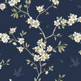 Hanami Trail Wallpaper - Night Sky - by Today Interiors