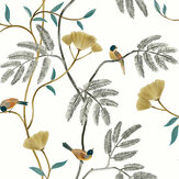 Kohana Branch Wallpaper - Parchment - by Today Interiors